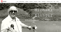 Desktop Screenshot of michaelklingerpapers.uwe.ac.uk